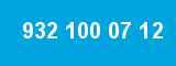 932 100 07 12